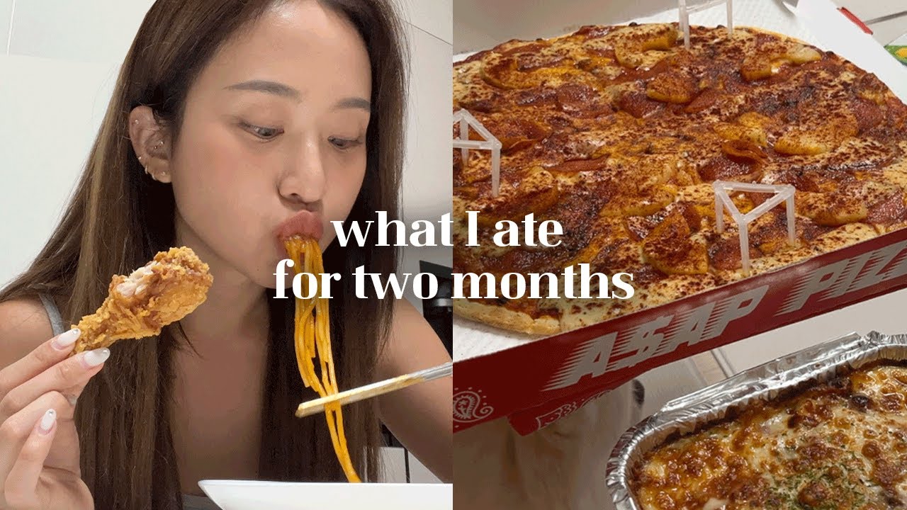 다 포기해도 먹는 건 절대 포기 못하지••🍕두달동안 알차게 먹은 것들 모음