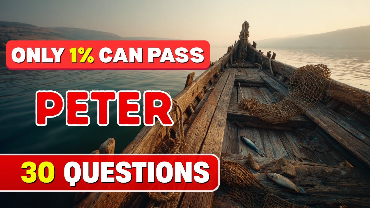 Life of Peter | 30 Bible Quiz Questions (KJVA New Testament)