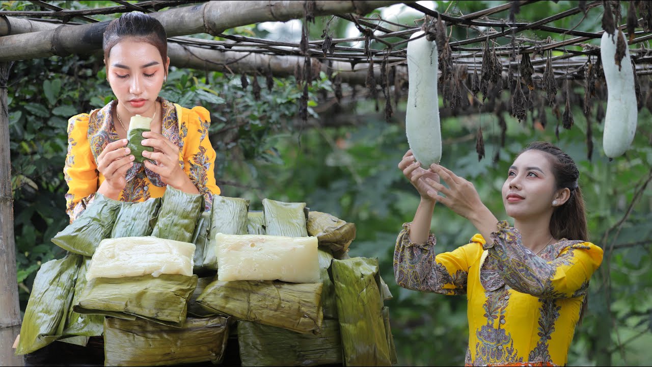 Fresh winter melon and make winter melon cake in my homeland - Polin lifestyle