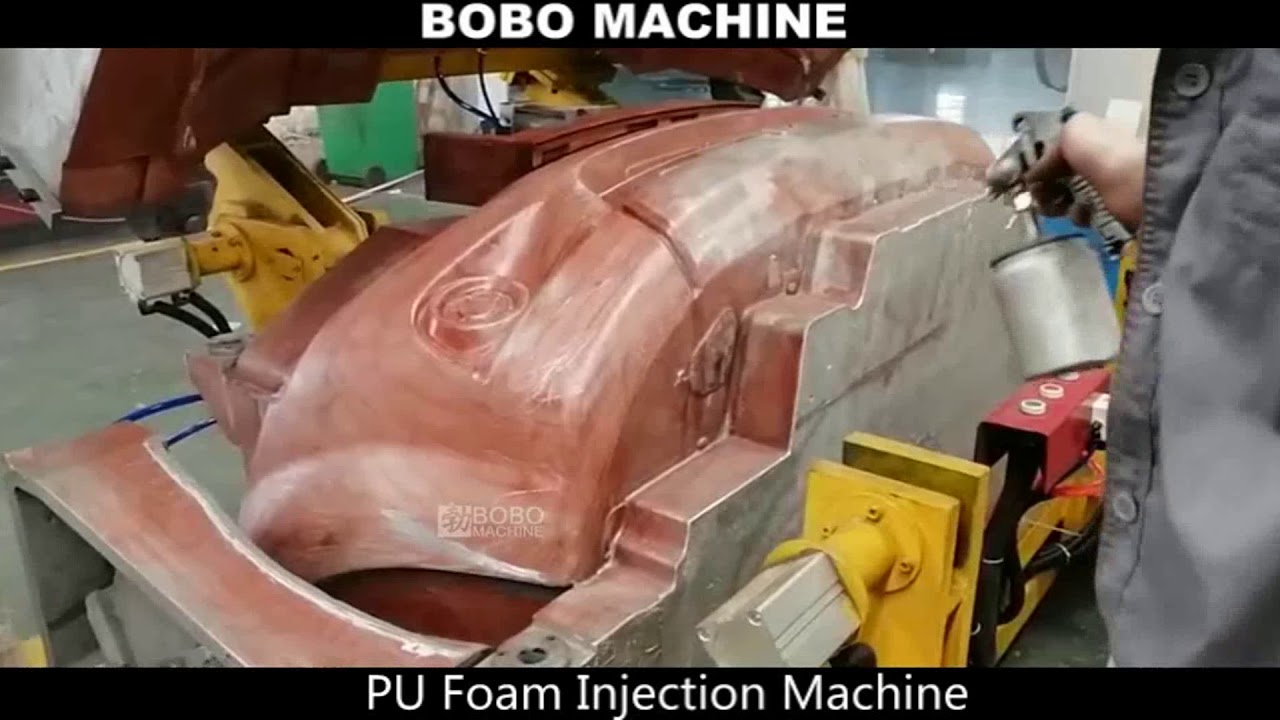 High pressure Polyurerthane foam injection machine automatic open and colse mold make for pu bumper