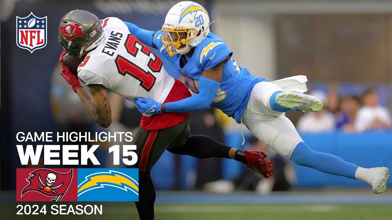 Tampa Bay Buccaneers vs. Los Angeles Chargers Game Highlights | NFL 2024 Season Week 15