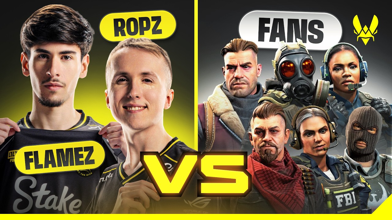 Can flameZ & ropz beat 10 Vitality fans?