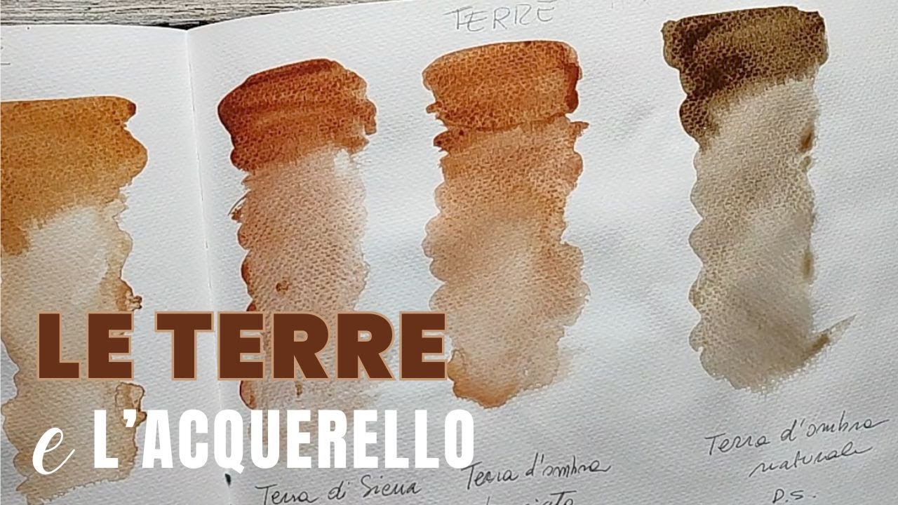 Le terre🤎 e come crearle nelle mescolanze con l'acquerello