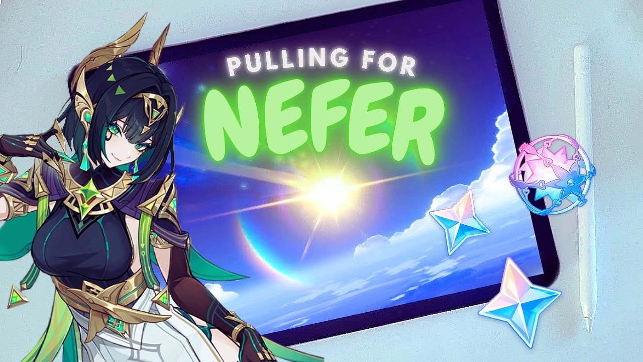 ASMR ⋆ ‧₊˚ wishing for nefer (genshin impact asmr, whispers, nail tapping)