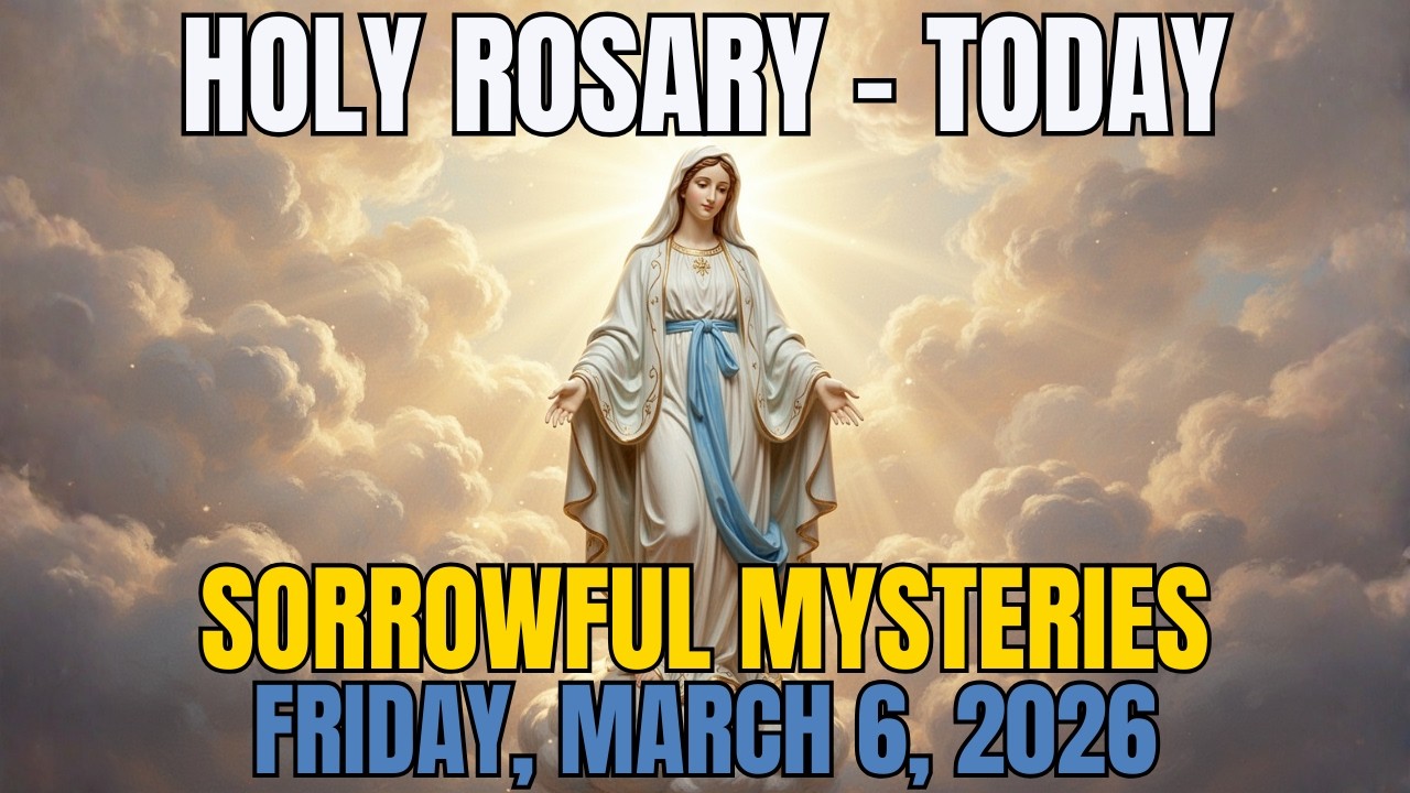 Holy Rosary Today Friday, March 6, 2026 | Sorrowful Mysteries | Freedom from Chains