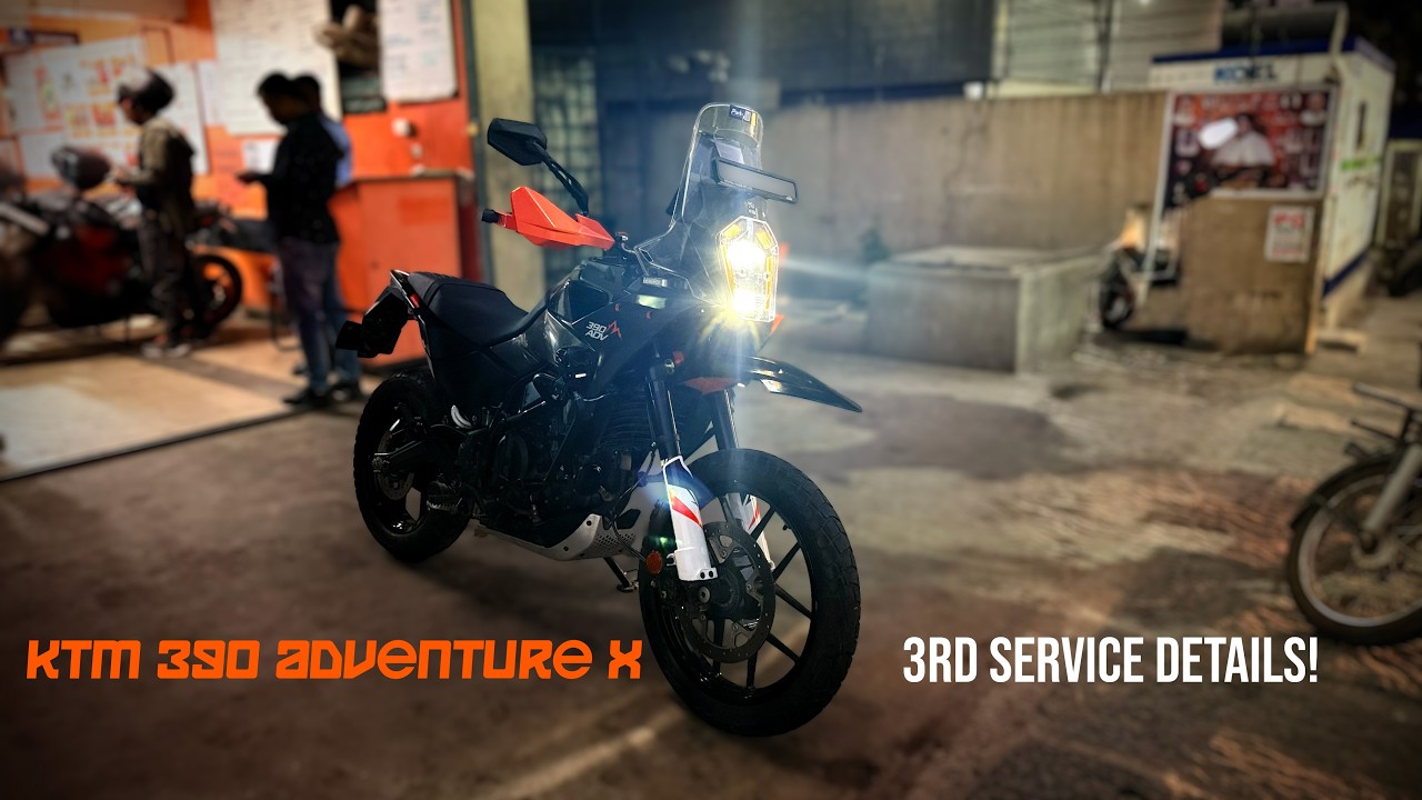 KTM 390 Adventure X - 3rd Service Motovlog