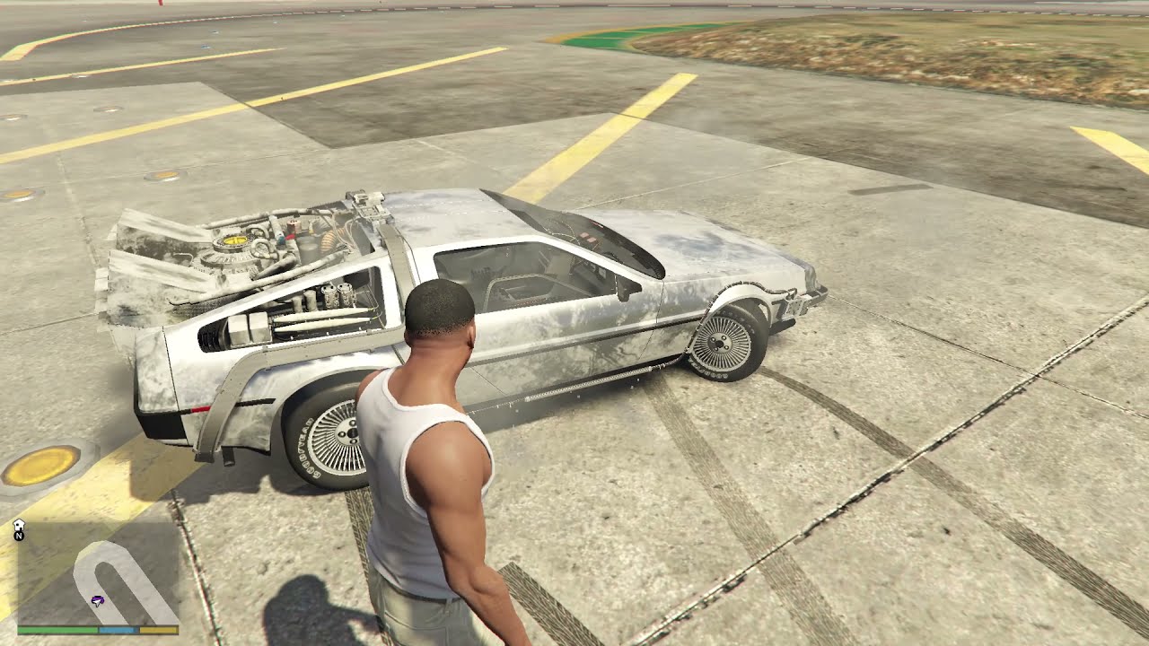 GTA V Back to the future mod - remote control time travel