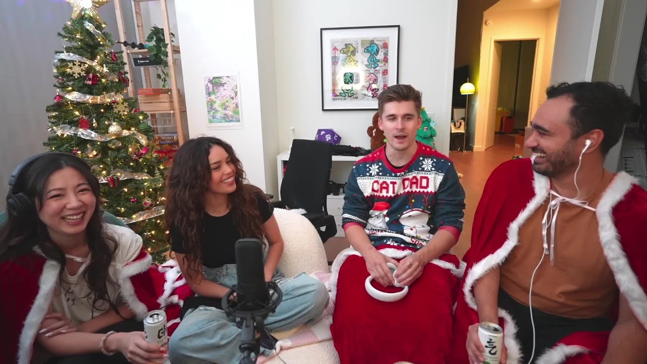 [12/7/24] Squeex, Ludwig, Valkyrae & Fuslie Play Mario Party IRL
