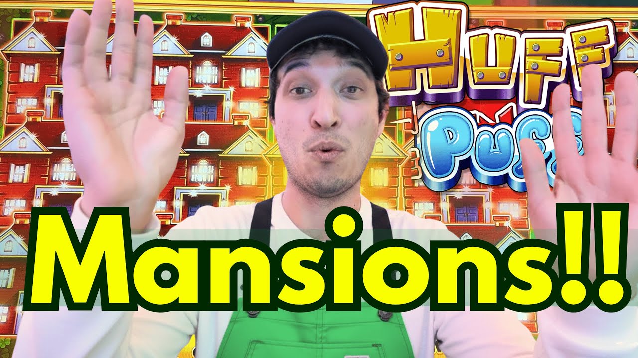INSANE MANSIONS BONUS! Huff & Even More Puff Hit HUGE Today! 🐺💥 