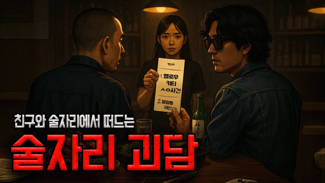 [술자리괴담2] 소주 한잔 하다가 들은 실화괴담｜돈 때문에 죽임 당한 여자들 사건 ㅣ공포툰ㅣ공포썰