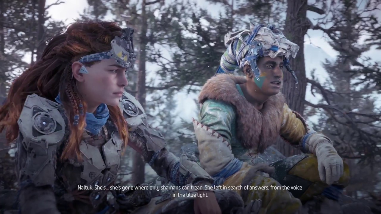 Horizon Zero Dawn Frozen Dodgeroll Meeting a...Mover Hero?