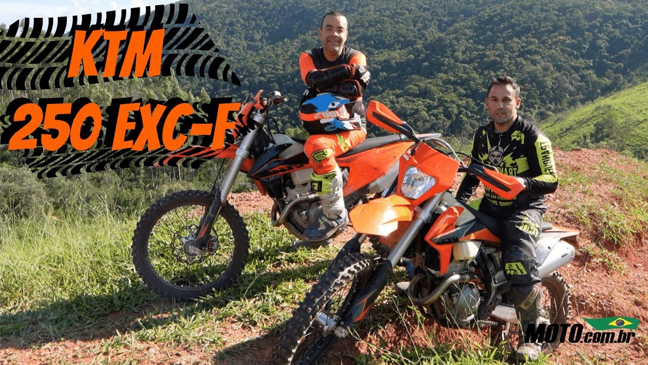 Desafio Off Road KTM 250 EXC-F - Iniciante vs. Profissional - MOTO.com.br