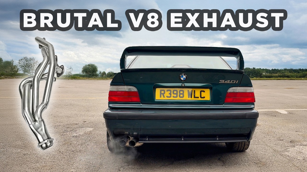 Собираю БРУТАЛЬНУЮ выхлопную систему для моего E36 с заменой V8