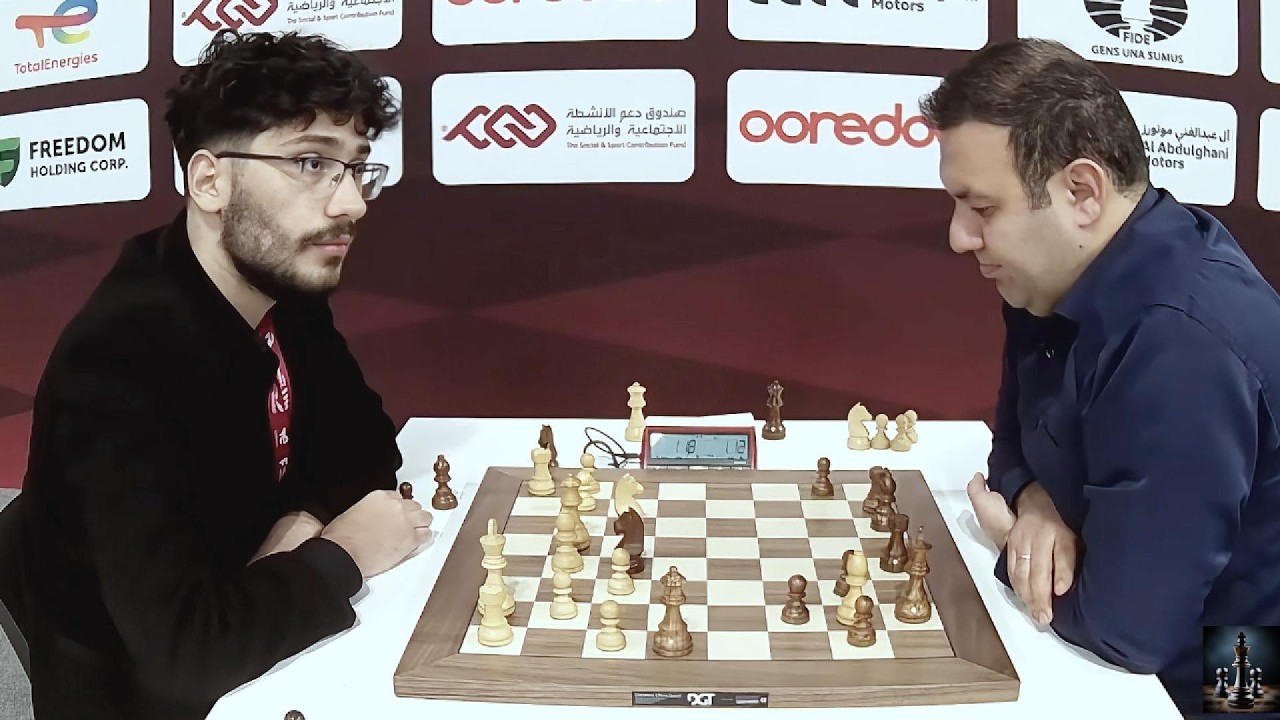 Alireza Firouzja vs. Rauf Mamedov / World Blitz 2025 /  Mamedov knew he missed the win in this game