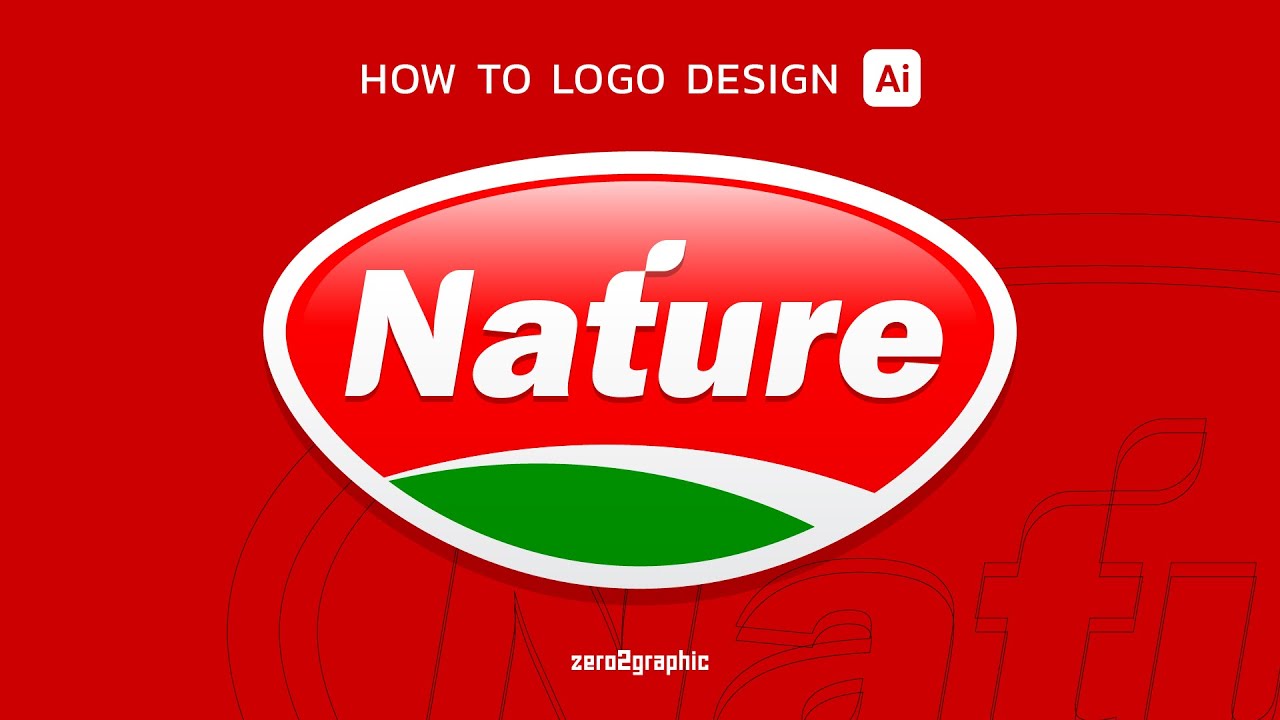 How to Create Logo Design in Adobe Illustrator | Graphic Design Tutorial