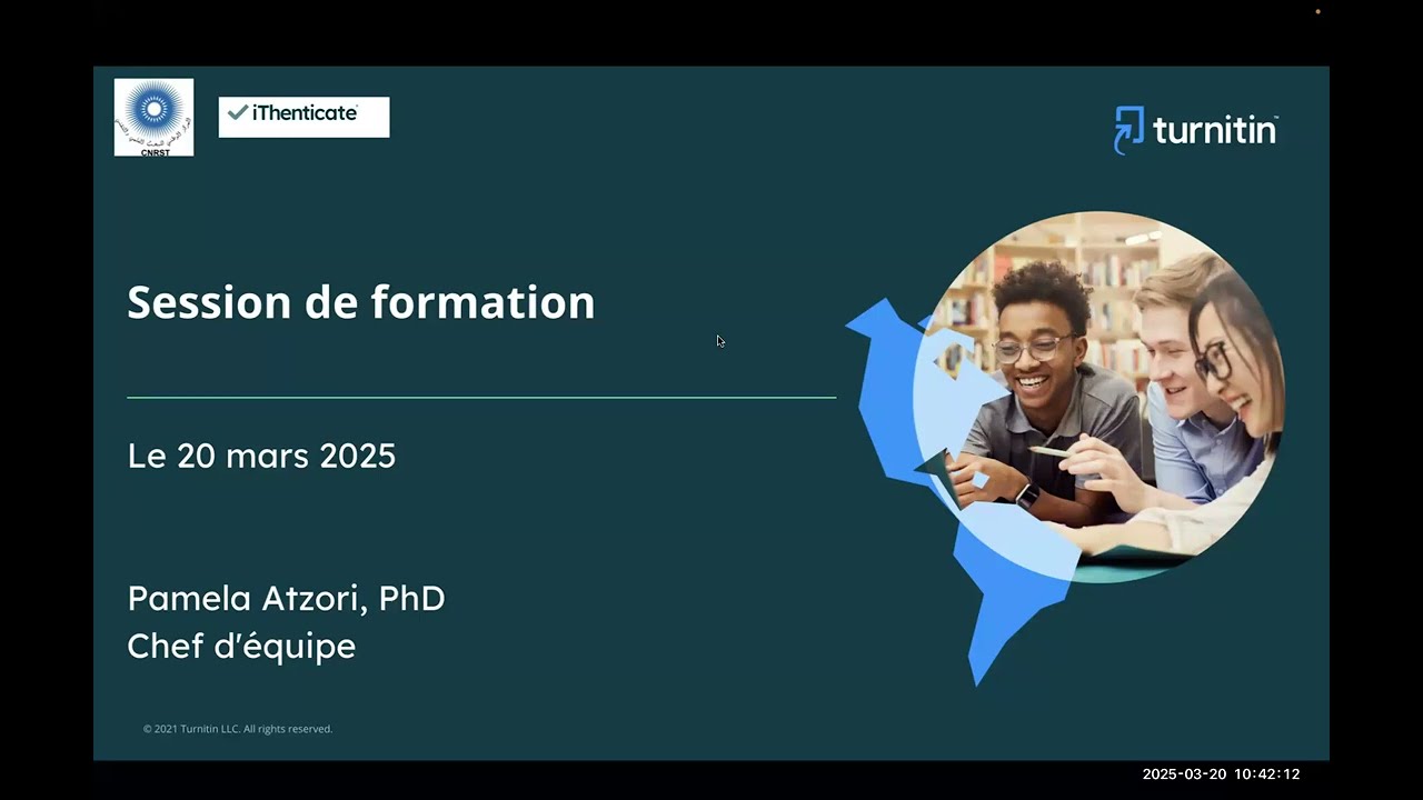 Formation iThenticate 2.0 - 20 Mars 2025