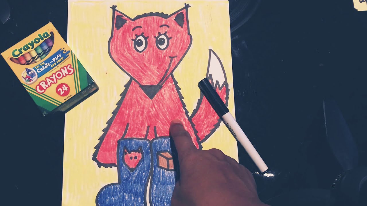 The Fox in Socks Guided Drawing and writing (Dr. Seuss)
