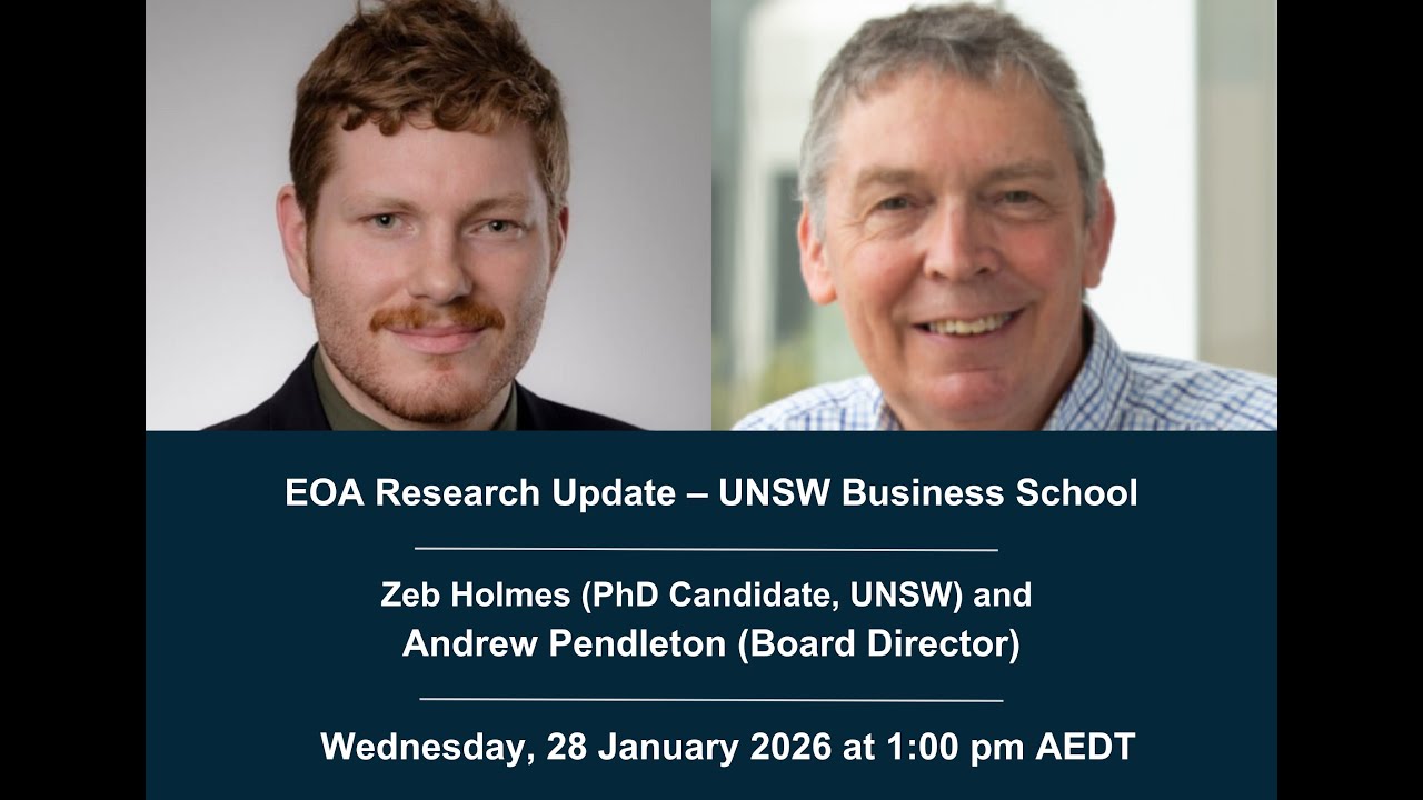 EOA Research Update – UNSW Business School