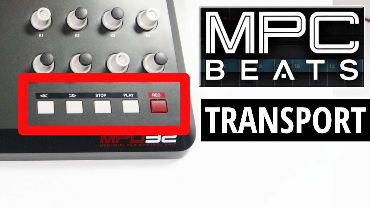 MPC Beats MIDI Controller Transport Setup (MMC and MIDI CC Methods)