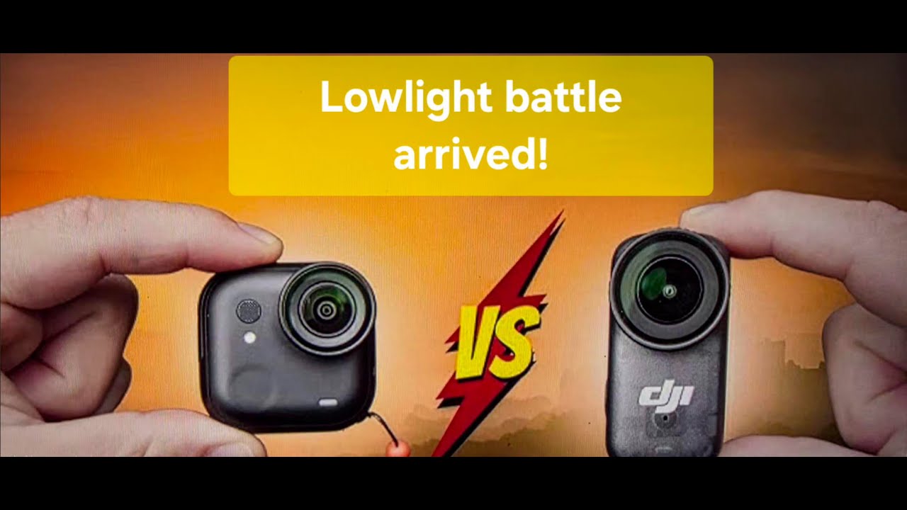 Insta360 Go Ultra vs DJI Osmo Nano lowlight stabilization, video quality and Fov comparison.