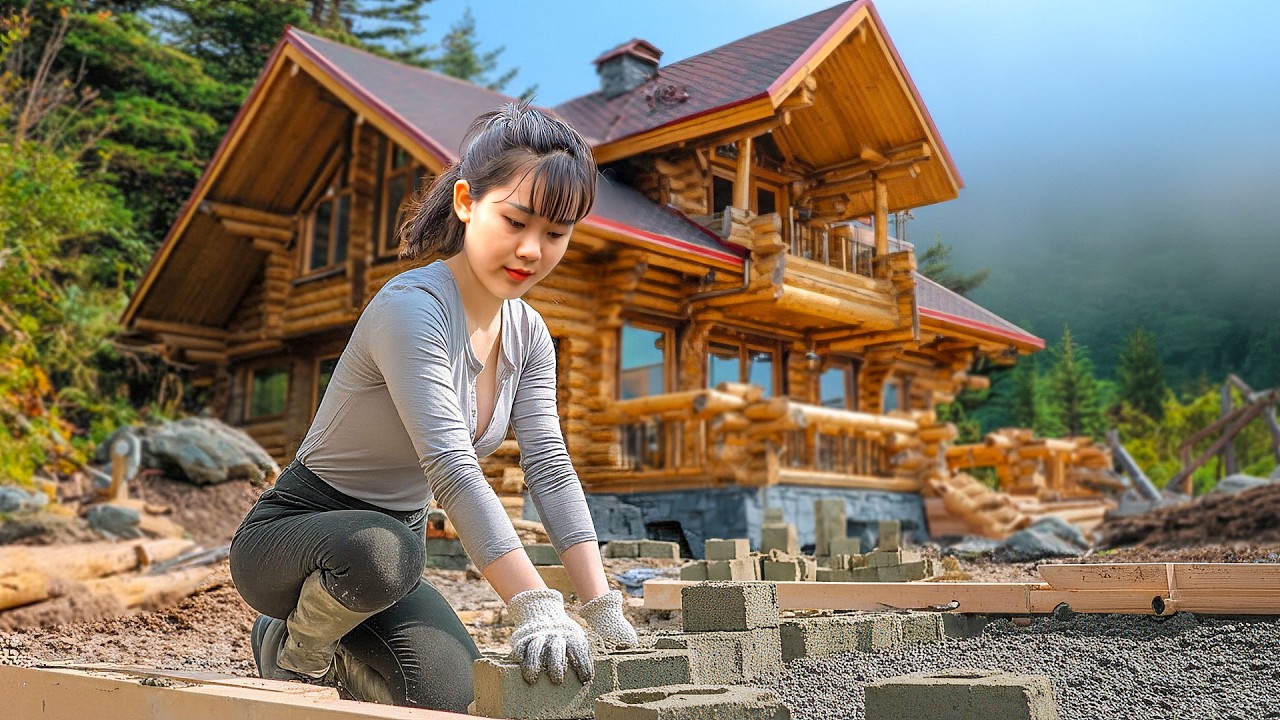 Building the Most Beautiful Log Home | Guided Build from Start to Finish (4K)