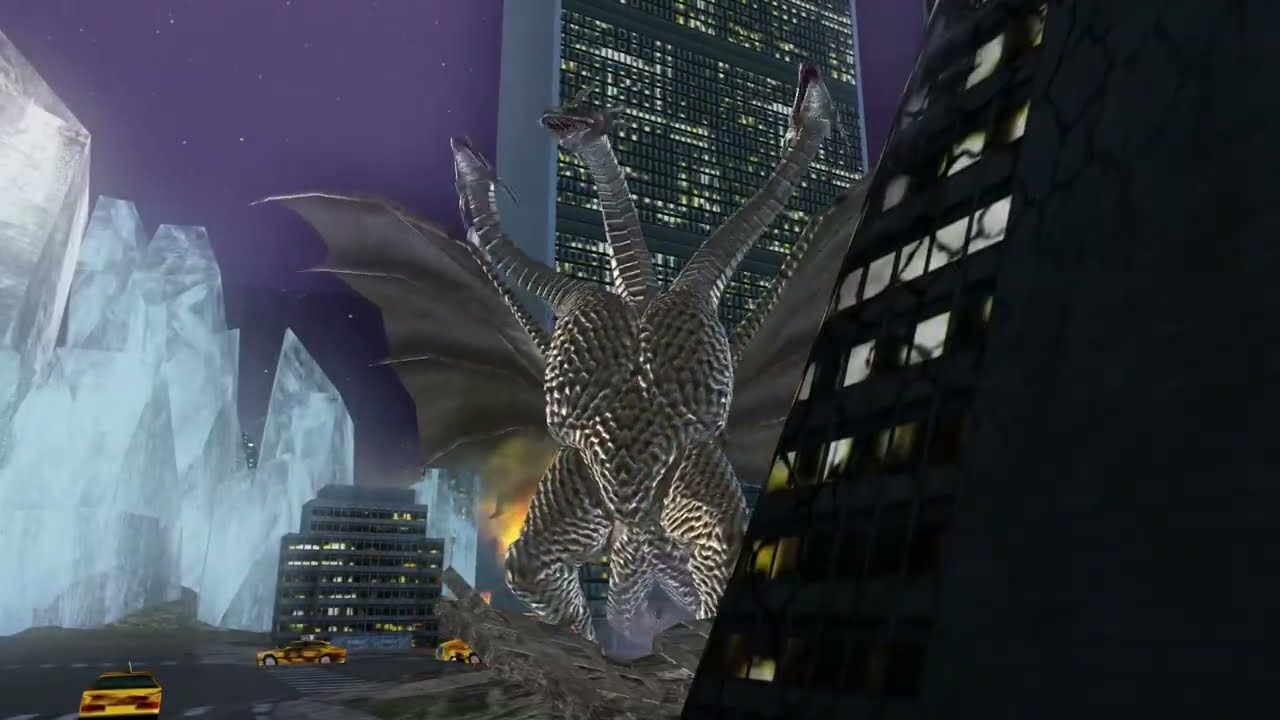 King Ghidorah vs Mecha King Ghidorah | Godzilla: Unleashed (Wii)