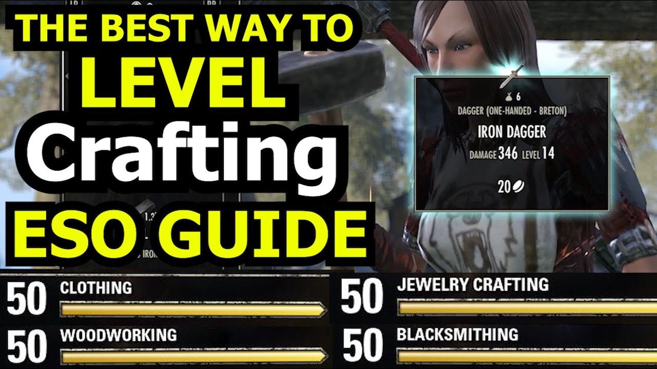 Лучший способ прокачать своё мастерство в 2024 году — Crafting in ESO