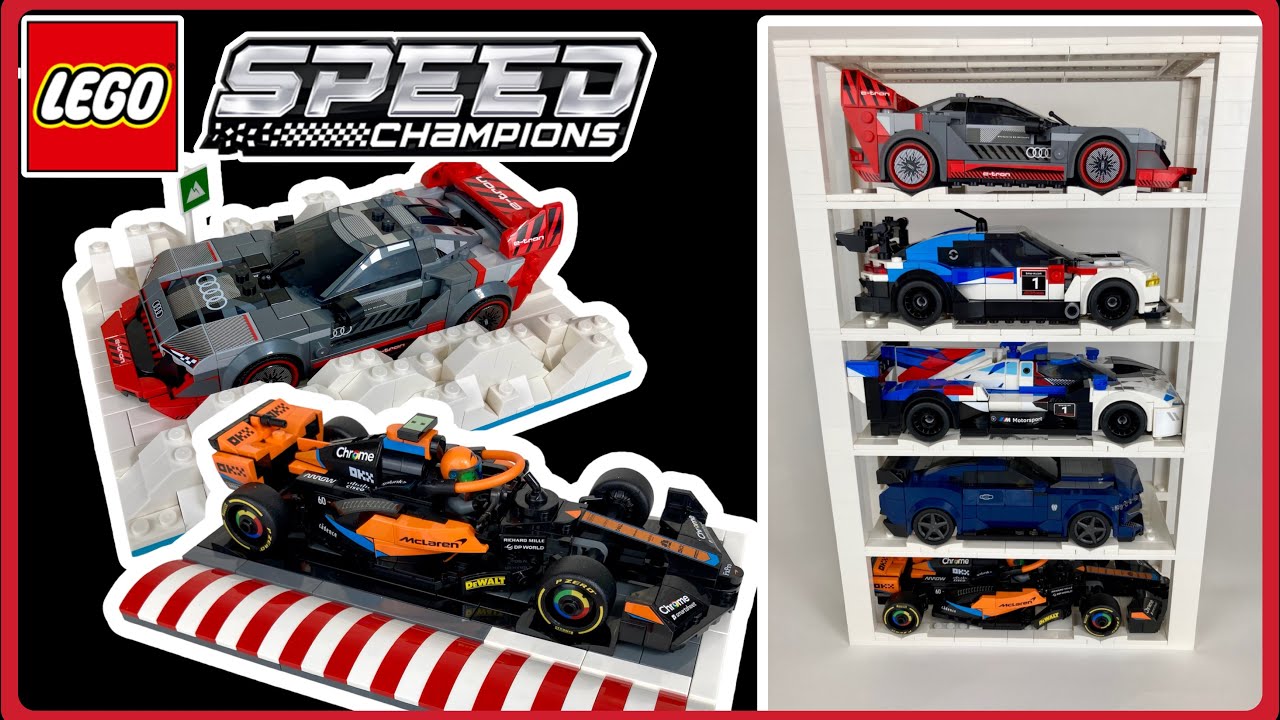 Я построил специальные дисплеи для машин LEGO Speed ​​Champions!