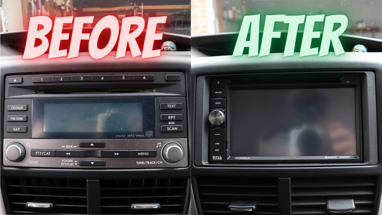 Замена/модернизация головного устройства Subaru Forester 2009–2013 годов выпуска — Boss Audio Eli...
