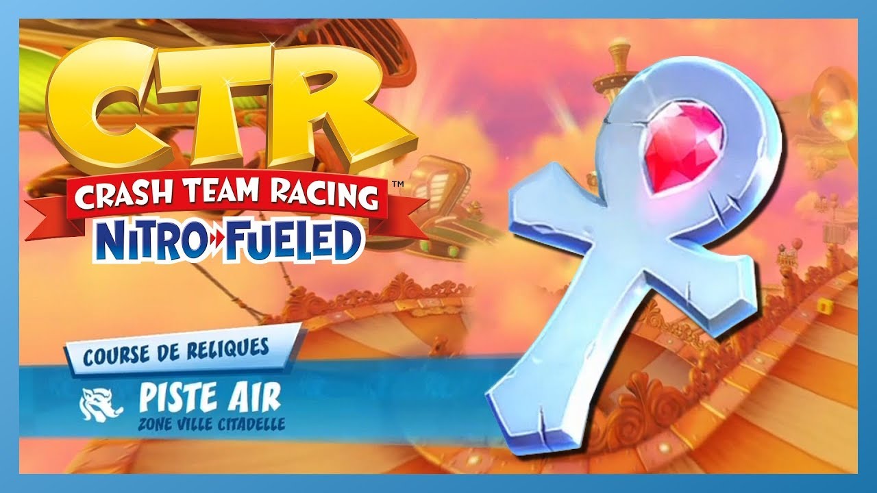 CTR - Aventure - Piste Air - Relique PLATINE
