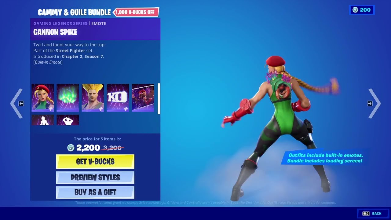 Cannon strike - Fortnite emote