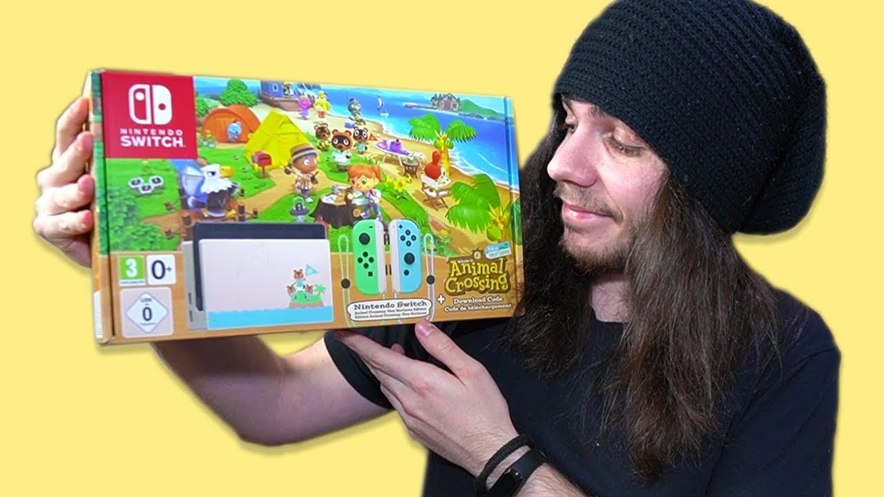 📦 Unboxing Nintendo Switch di ANIMAL CROSSING NEW HORIZONS: apriamola INSIEME