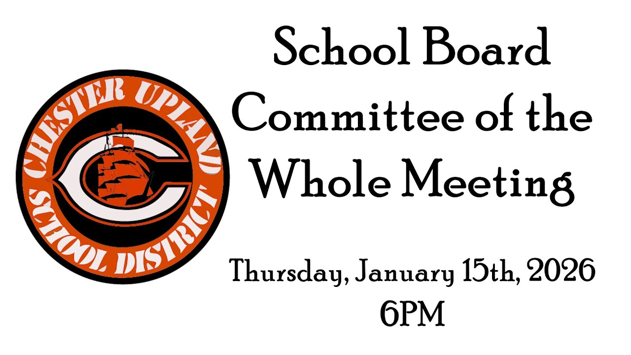 School Board Committee of the Whole Meeting 1/15/26