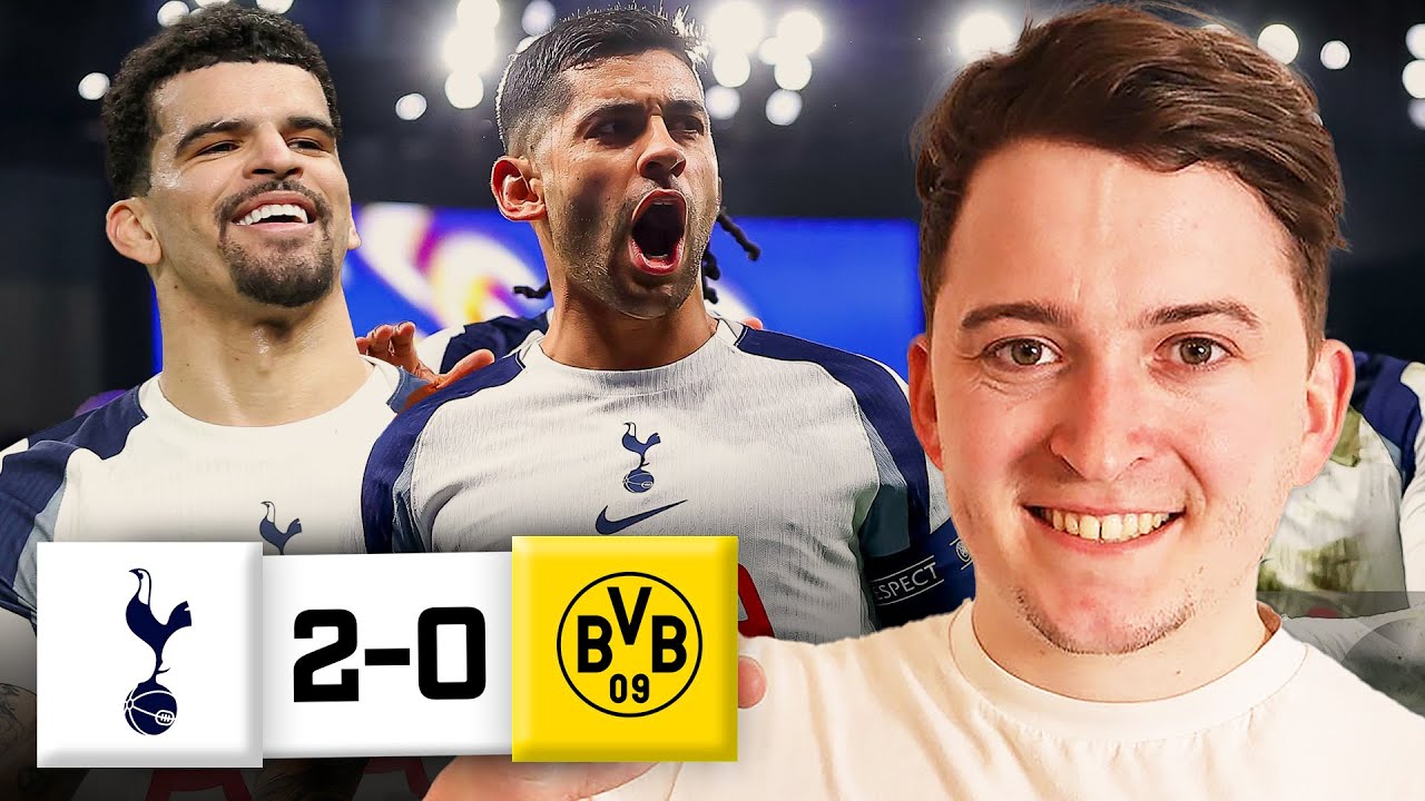 TOTTENHAM DESTROY DORTMUND! XAXI SIMONS & ODOBERT SHINE! TOTTENHAM 2-0 DORTMUND