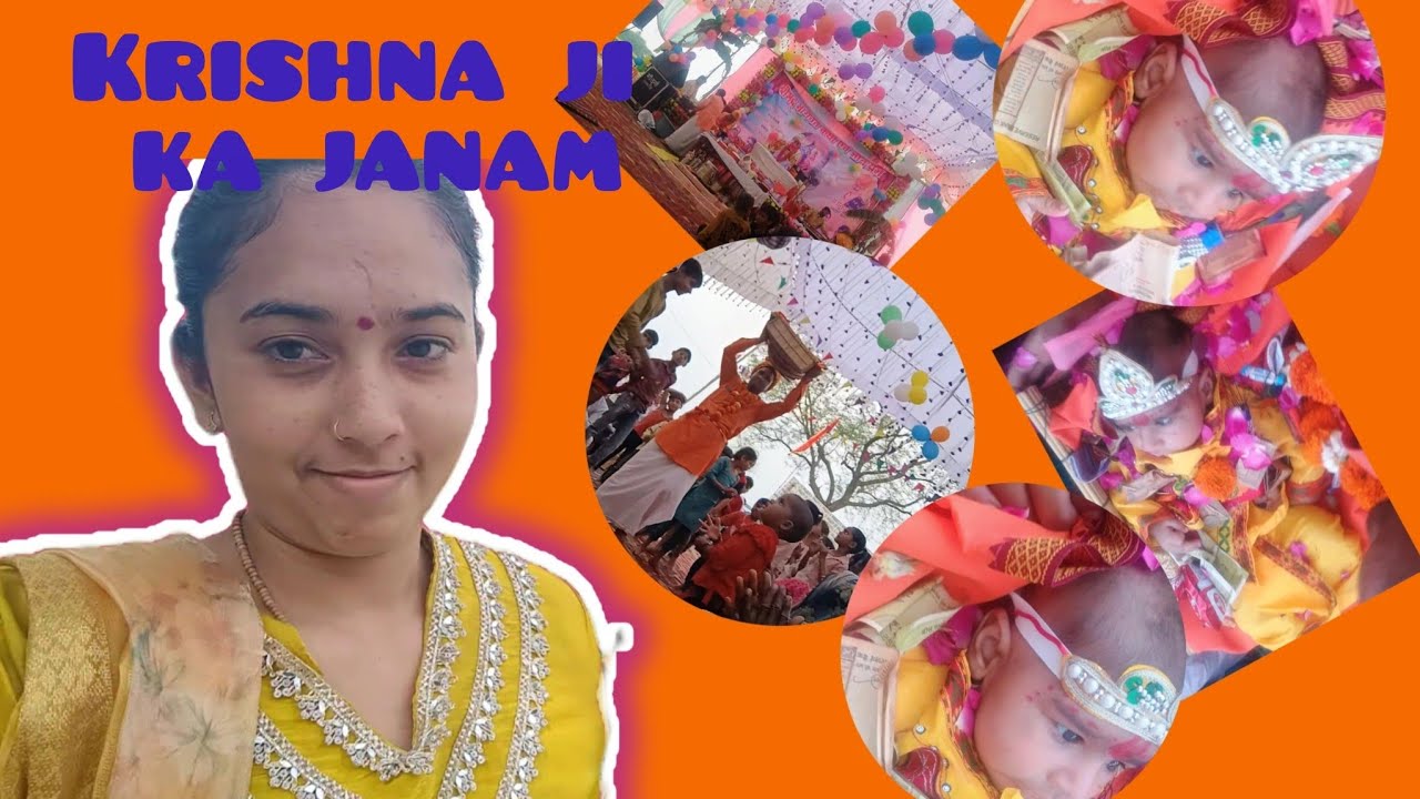 आज कथा में कृष्ण जी का जन्म हुआ | Today in the story, Lord Krishna was born. @Bindassgirl123t 