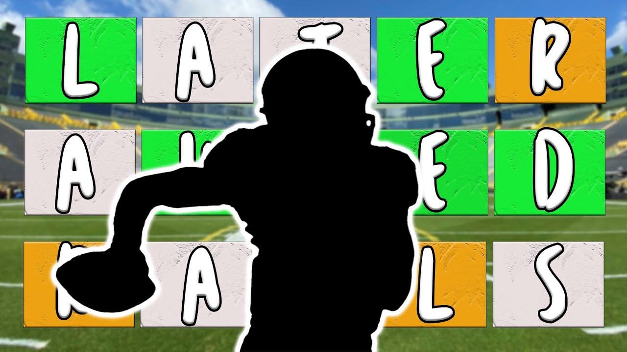 NFL Weddle Game (NFL Wordle)