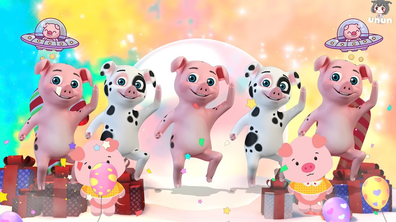 Đàn Heo Con - Siêu Phẩm Nhạc Hoạt Hình Heo Nhảy Vui Nhộn - Pig Dance Cute Hot Tiktok