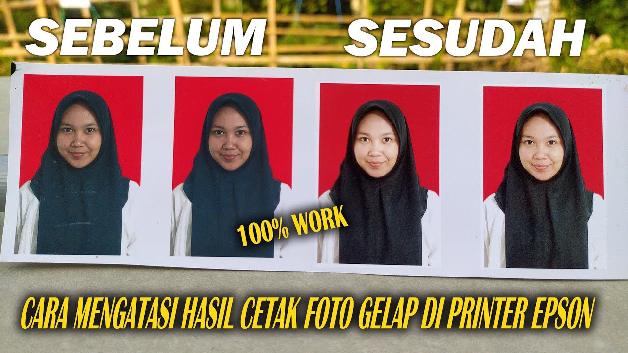 CARA MENGATASI HASIL CETAK FOTO GELAP DI PRINTER EPSON