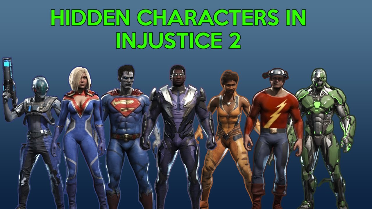 Injustice 2 ALL Hidden Characters