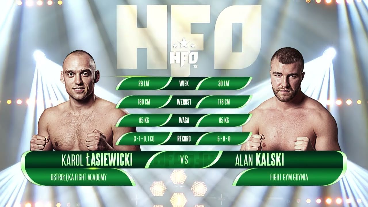 Nokaut w kilkanaście sekund na otwarcie turnieju! Fenomenalny debiut Alana Kalskiego w ringu HFO!