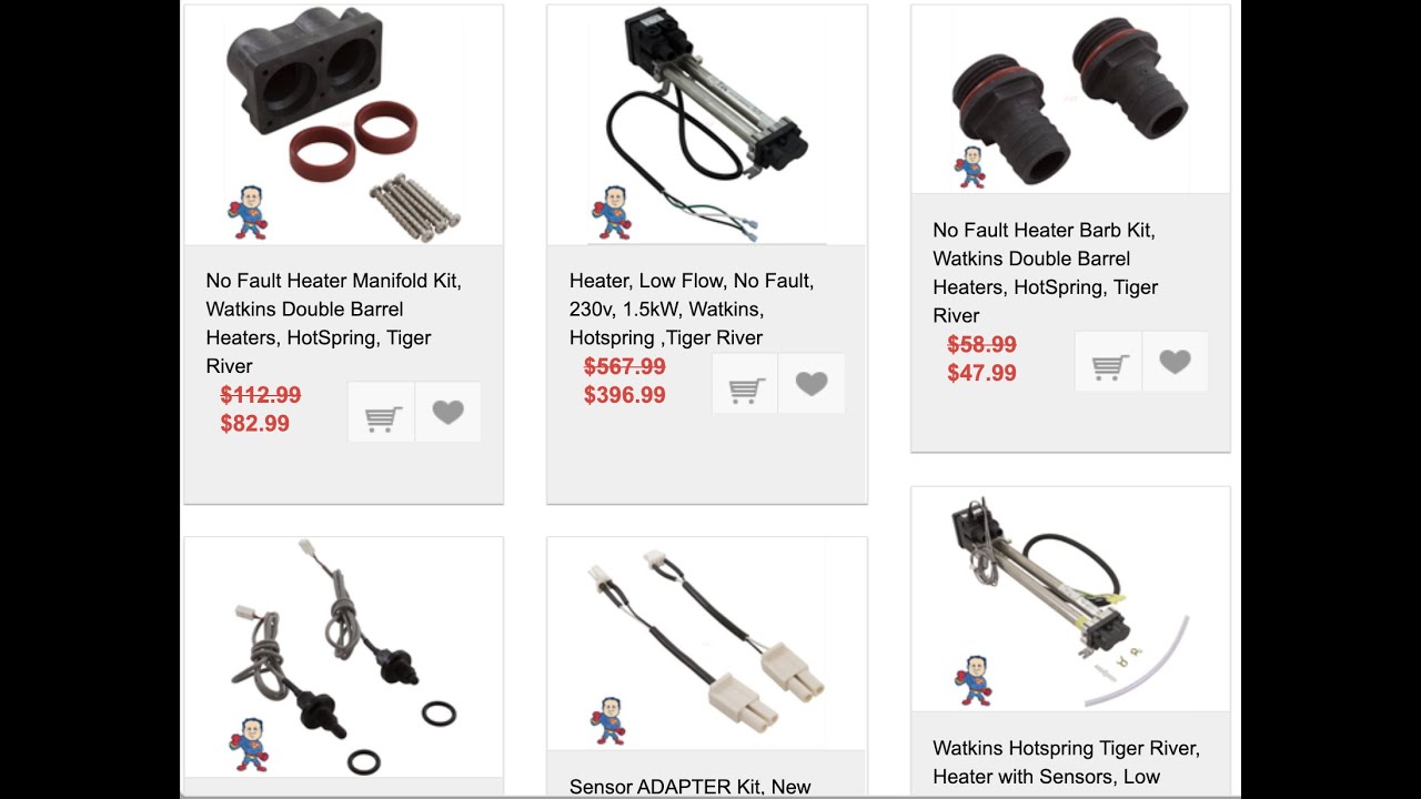 СПА-бассейн Watkins Hotspring Tiger River Caldera No Fault Heater How To The Spa Guy