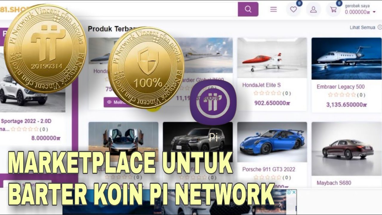 Macam macam Marketplace untuk barter koin Pi Network