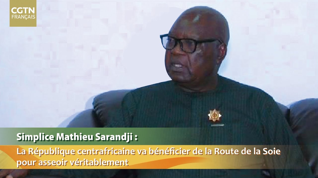 Simplice Mathieu Sarandji parle de l'initiative « la Ceinture et la Route »