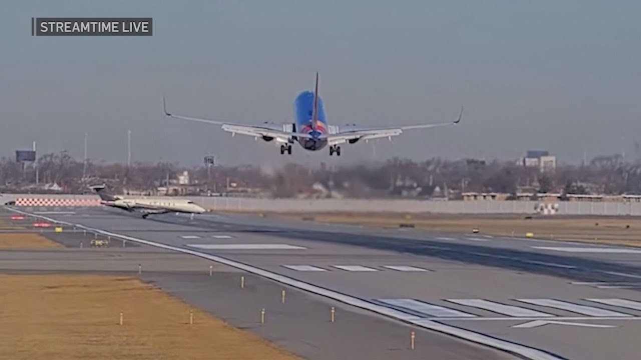 Southwest plane nearly collides with jet at Chicago Midway International