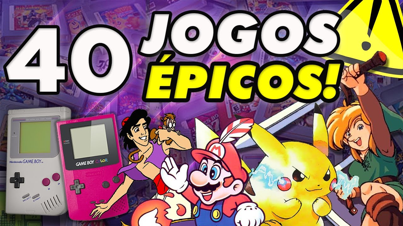 40 Jogos ÉPICOS de GAME BOY e  Game Boy Color! Só os MELHORES JOGOS do Portátil