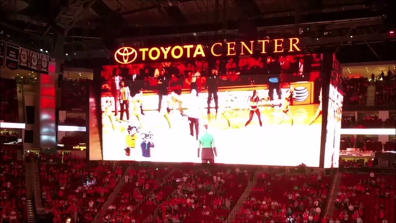Houston Rockets 2015-16 Arena Intro (with player intros)