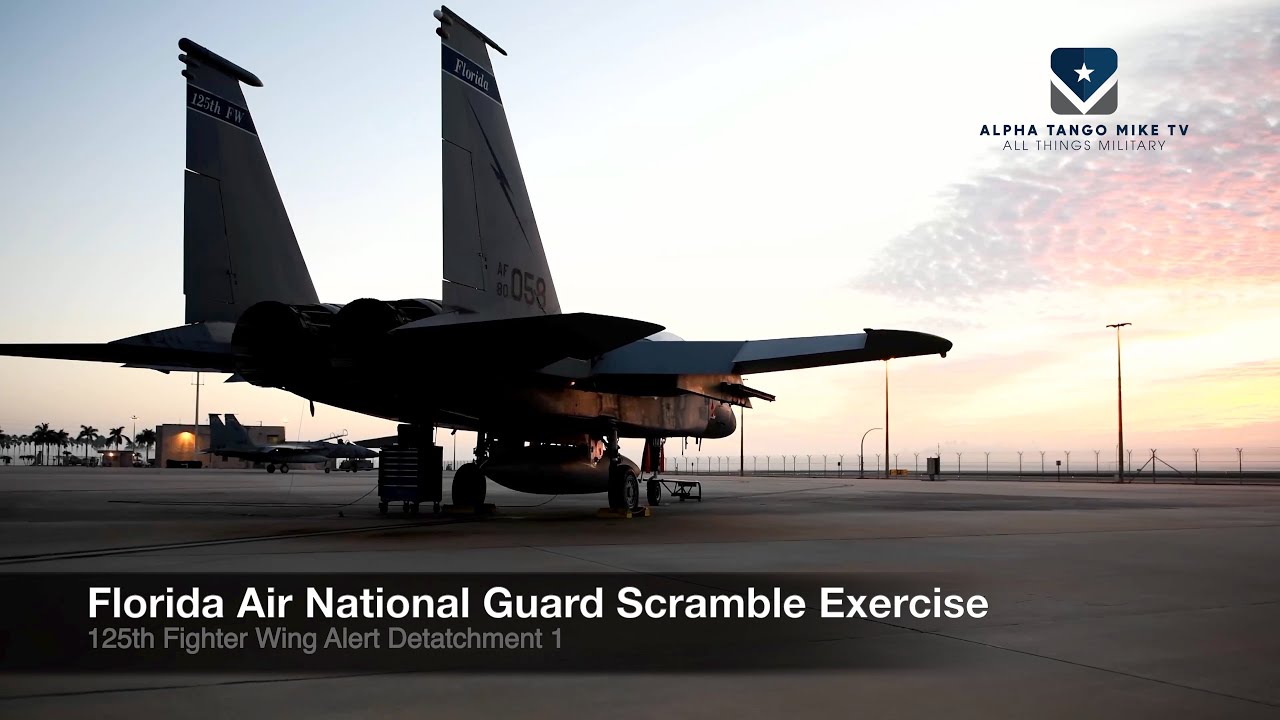 Florida Air National Guard F-15 Scramble Exercises.