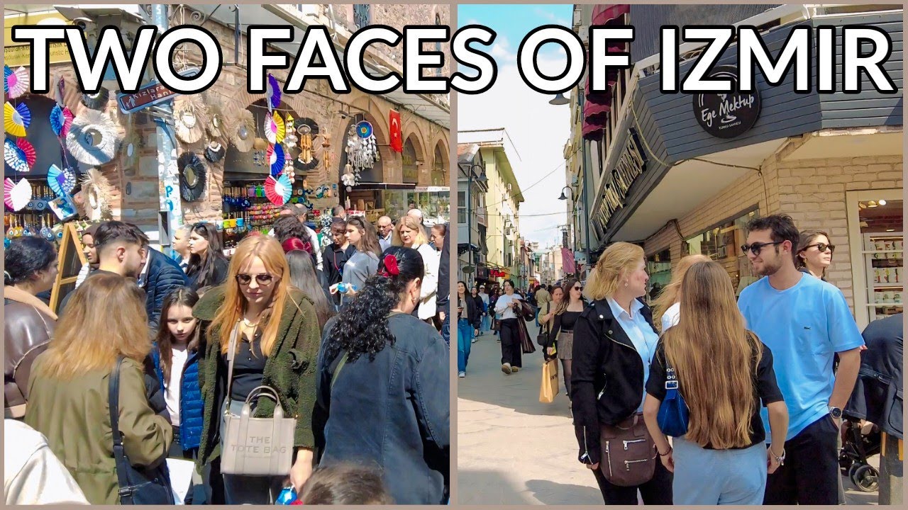 🇹🇷 Two Faces of İzmir: From Kemeraltı’s Chaos to Alsancak’s Peaceful Buzz (4K Walk)