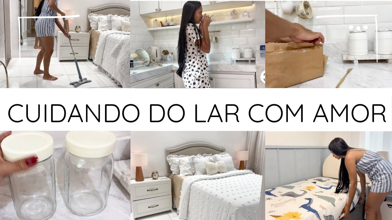 COMO VENCER O DES&Acirc;NIMO E CUIDAR DO SEU LAR COM LEVEZA | CASA LIMPA E ORGANIZADA 
