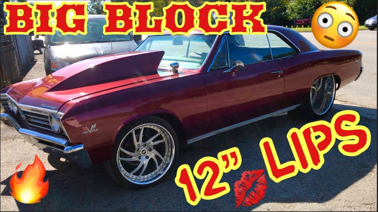 BIG BLOCK 1967 CHEVY CHEVELLE ON 24X15 RIMS !!!!!!!